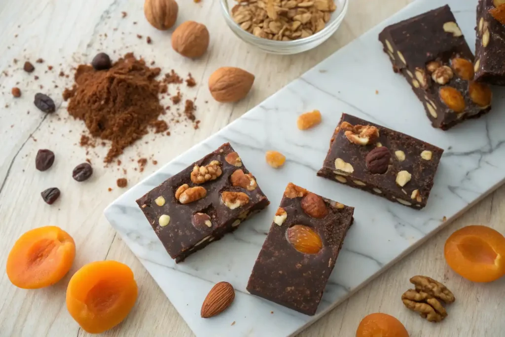 apricot and chocolate bars