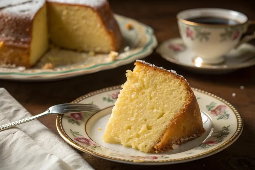 old-fashioned lemon pound cake