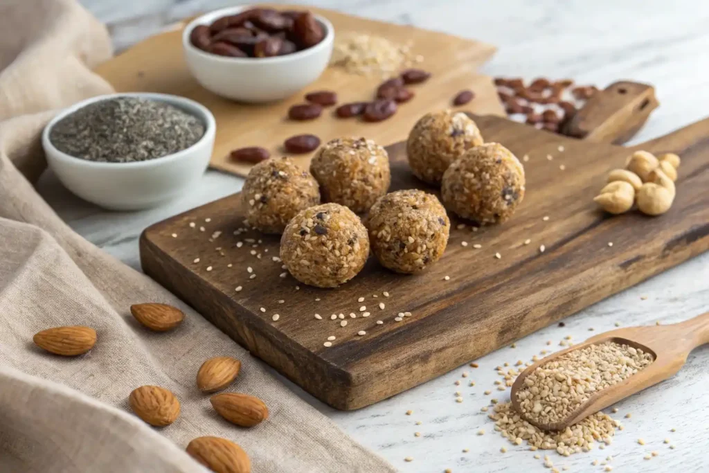 peanut and coconut balls