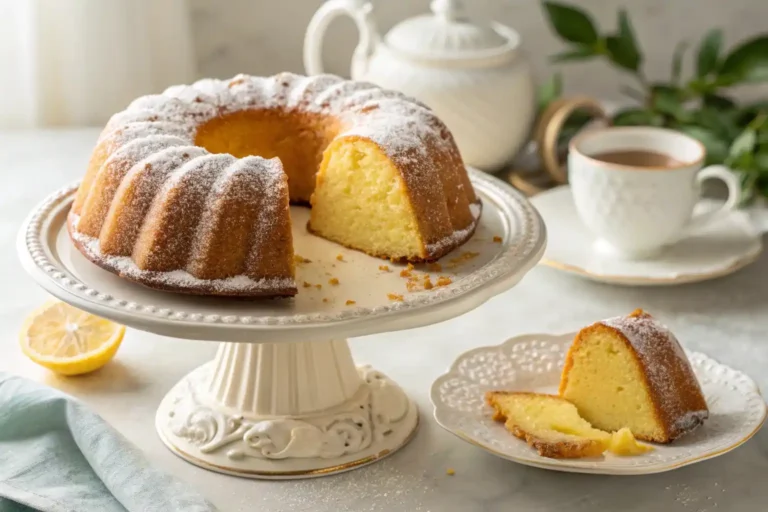 lemon pudding pound cake
