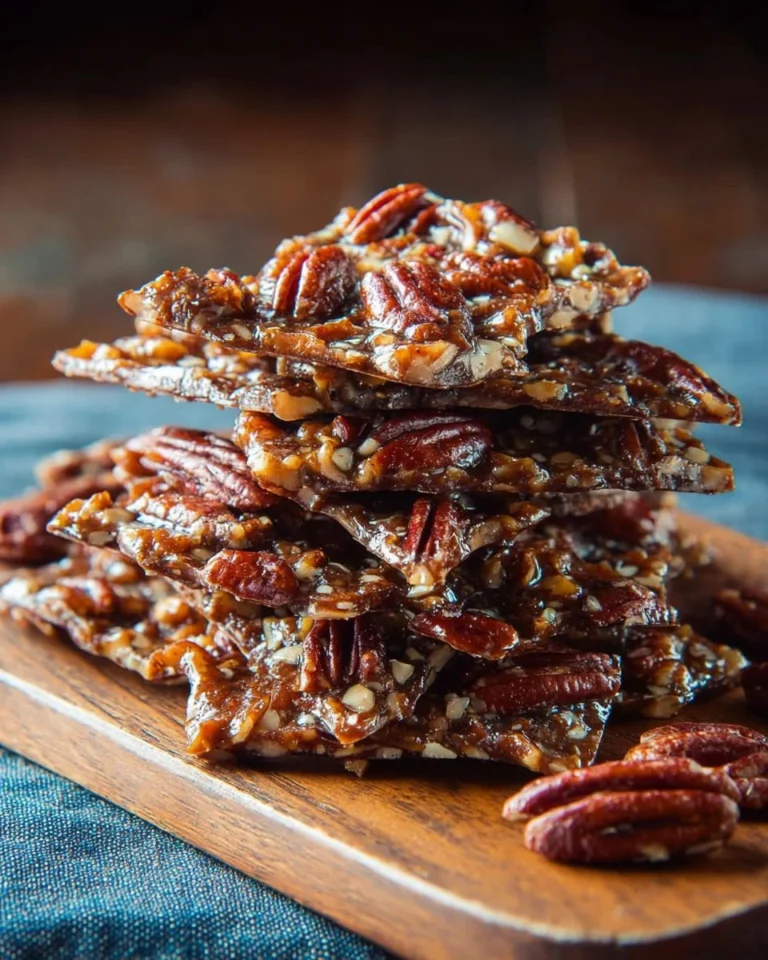 Delicious Pecan Pie Bark with Graham Crackers and Pecans