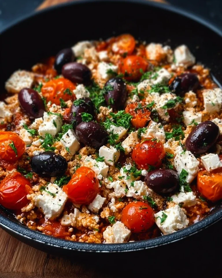 Easy keto ground chicken skillet dish with vegetables and spices