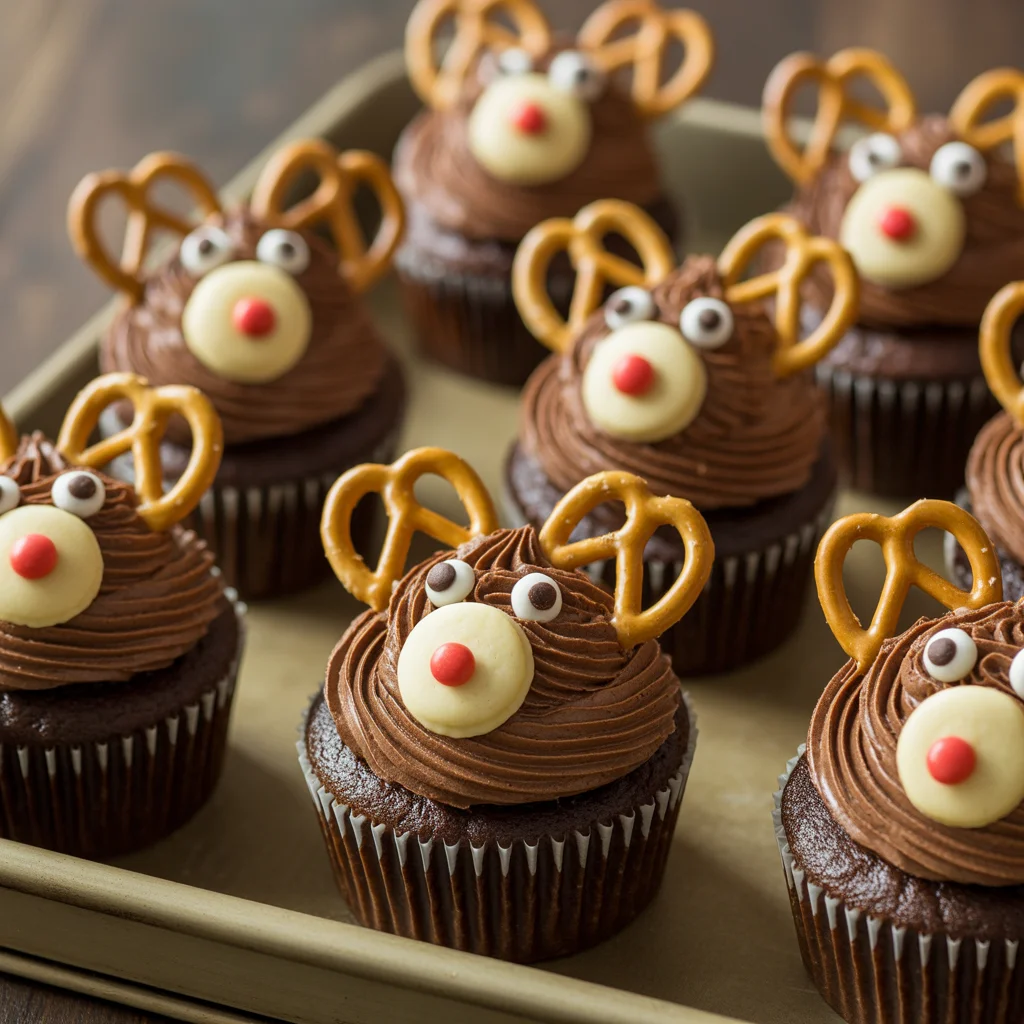 Festive Reindeer Cupcakes Recipe: Easy and Fun to Make!