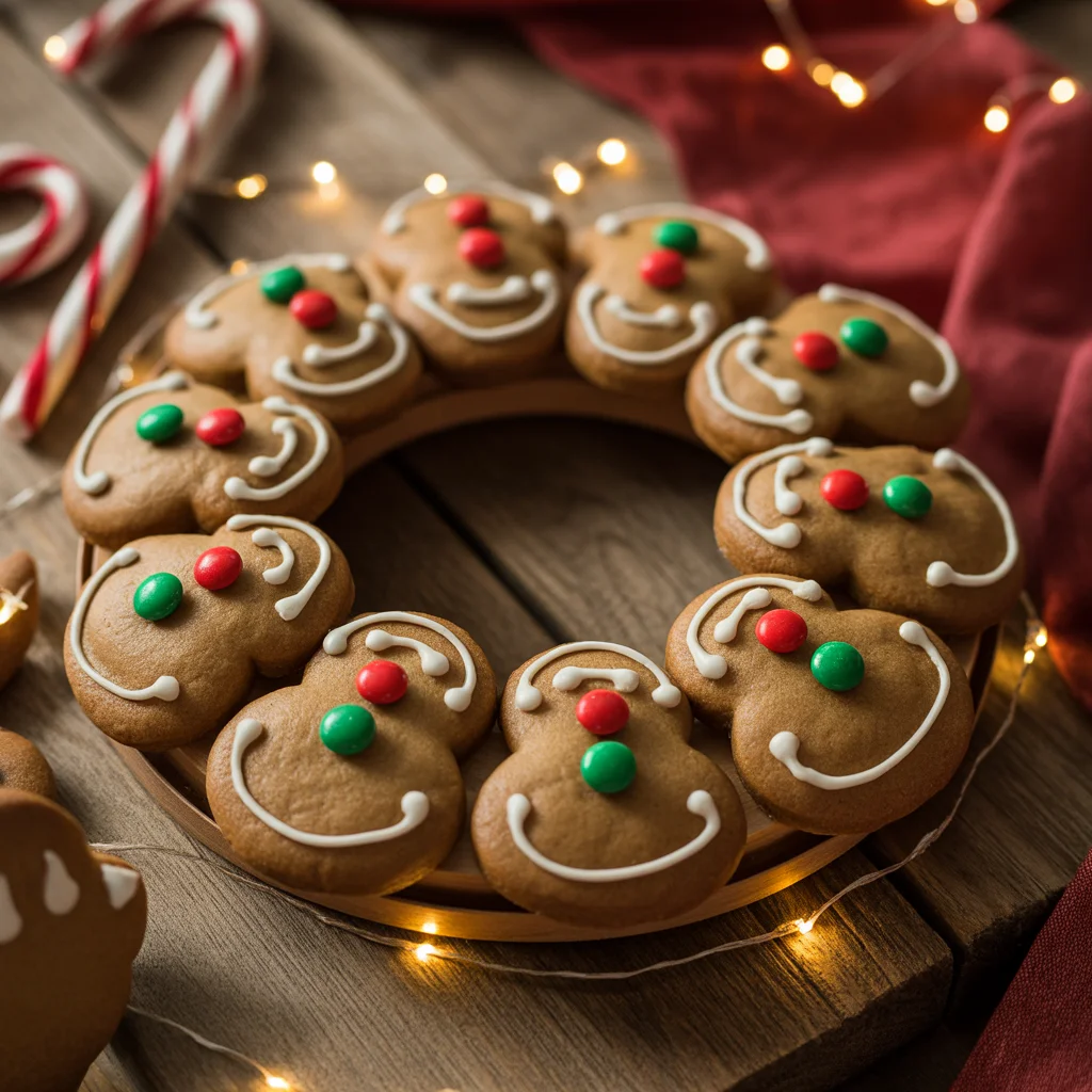 Gingerbread Cookie Wreath Recipe