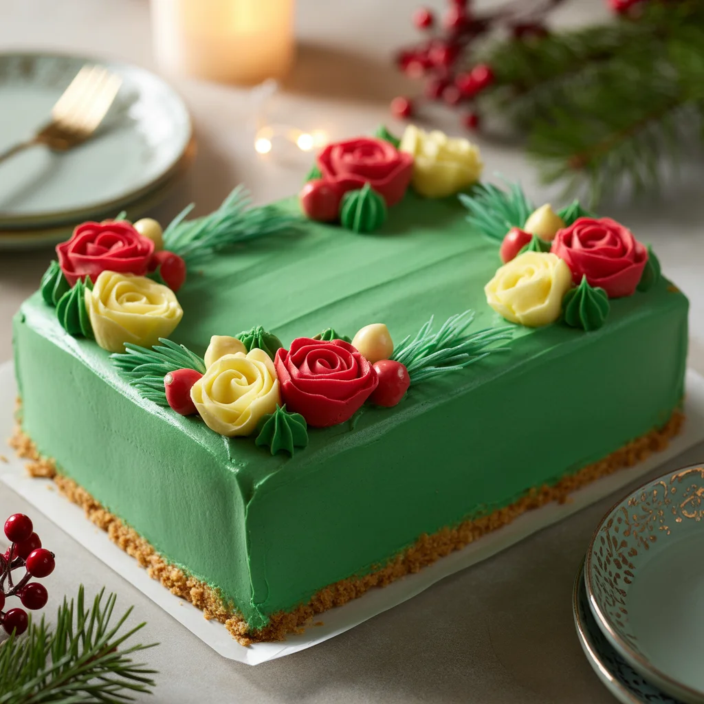 Christmas Traybake Cake Recipe