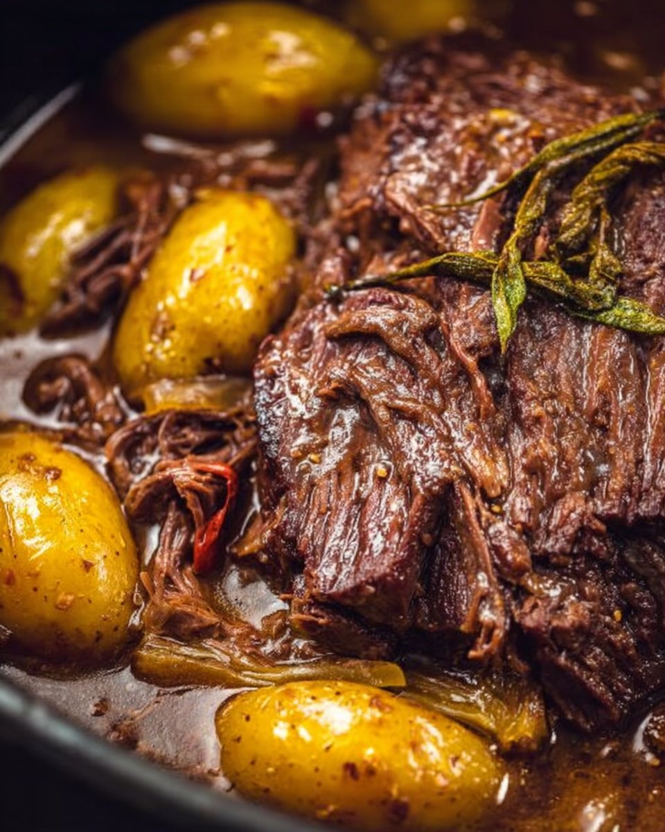 Crockpot Mississippi Pot Roast