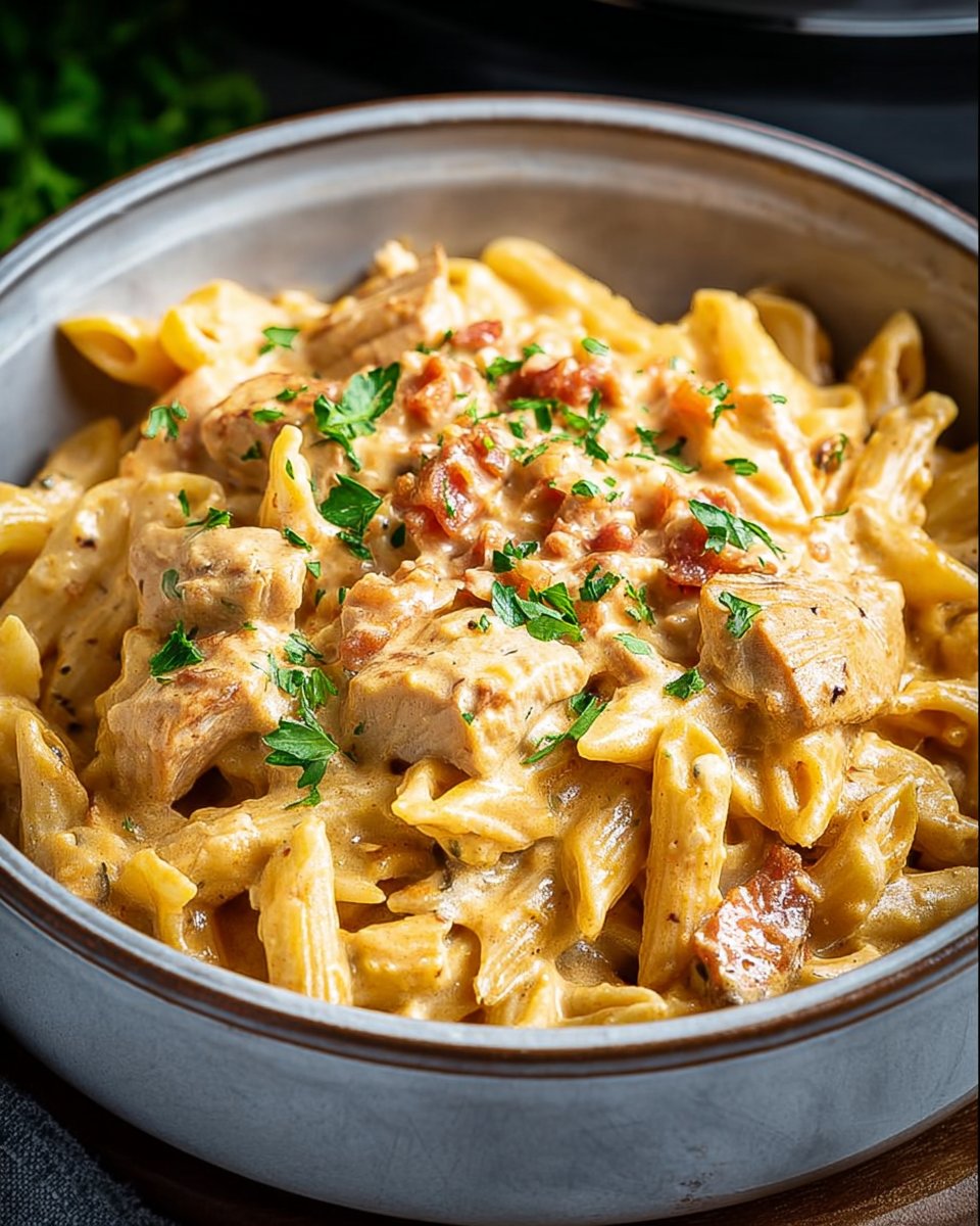 Crock Pot Creamy Cajun Chicken Pasta: Easy & Flavorful Dinner