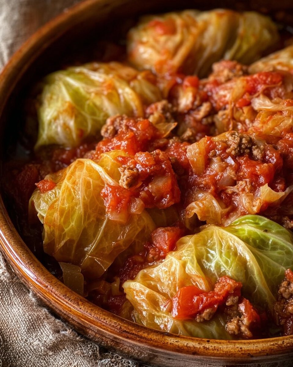 Slow Cooker Unstuffed Cabbage Rolls