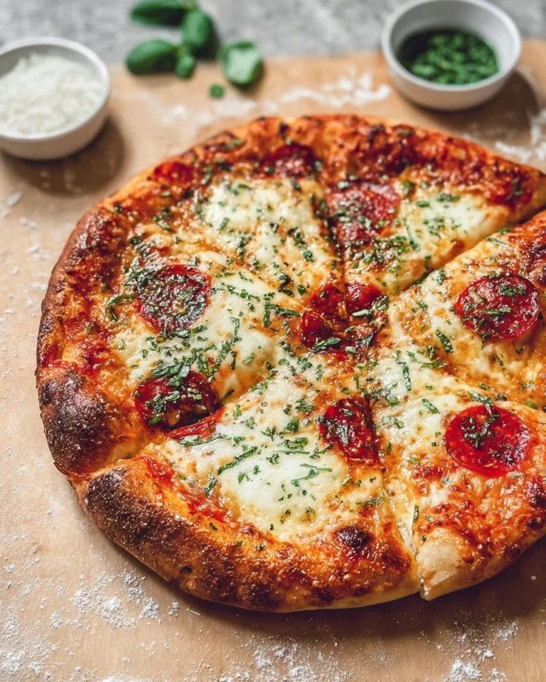 Homemade sourdough pizza crust fresh out of the oven
