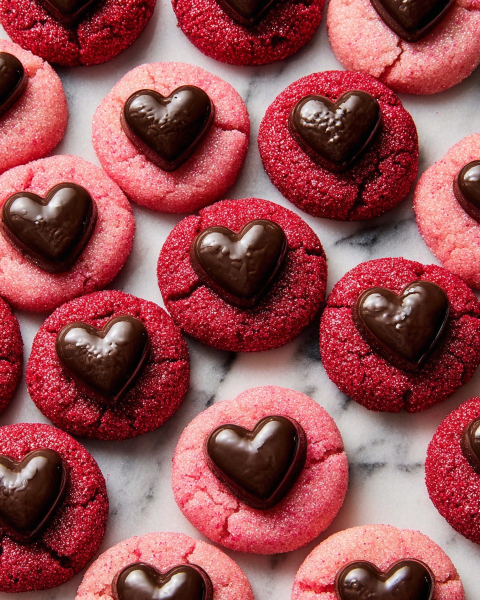 Sparkle Sweetheart Cookies