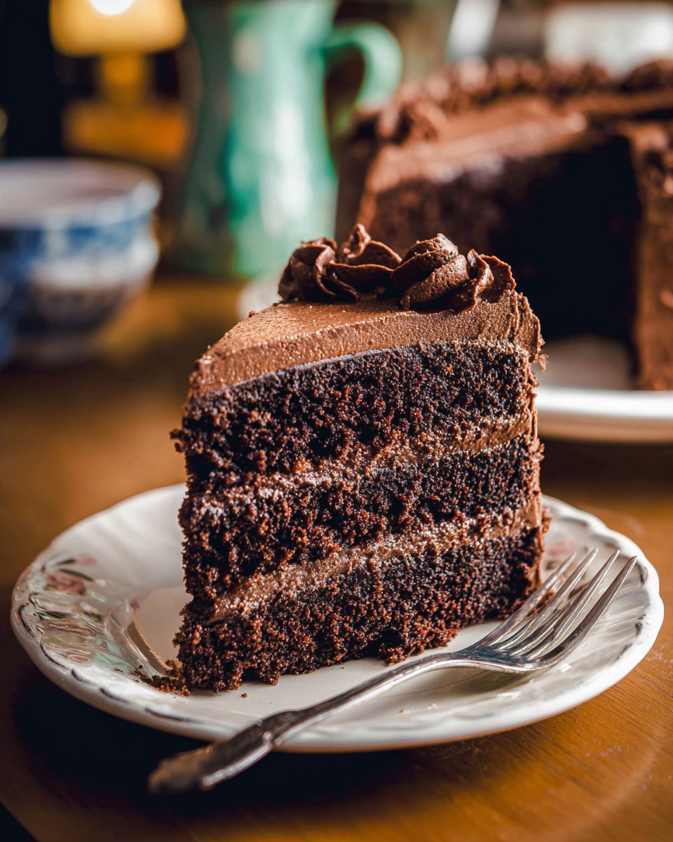 Deliciously Moist Chocolate Layer Cake