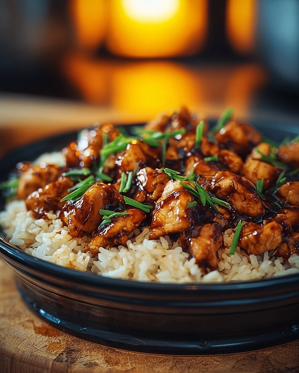 Honey BBQ Chicken Rice