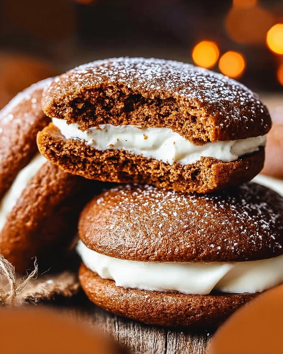 Gingerbread Whoopie Pies