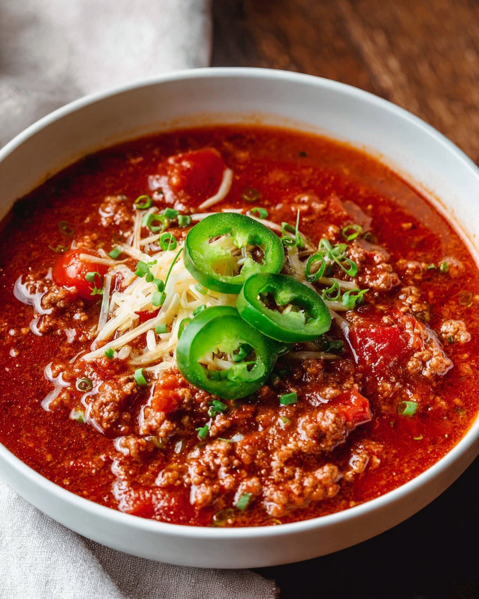 Easy No Bean Chili