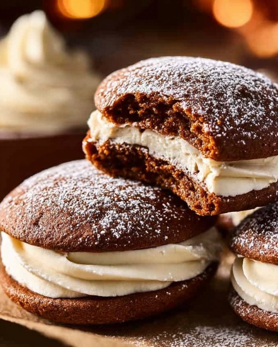Gingerbread Whoopie Pies