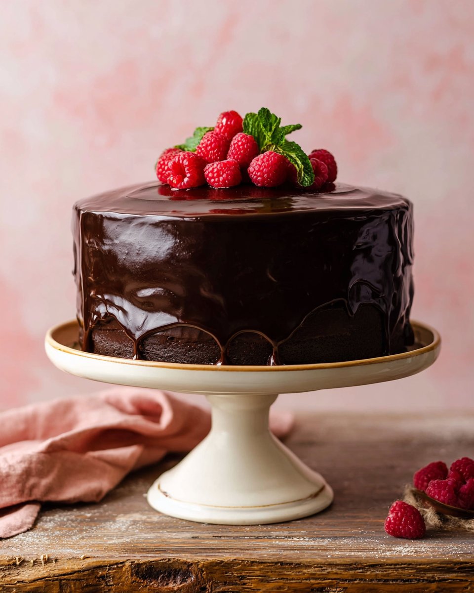 Chocolate Raspberry Cake