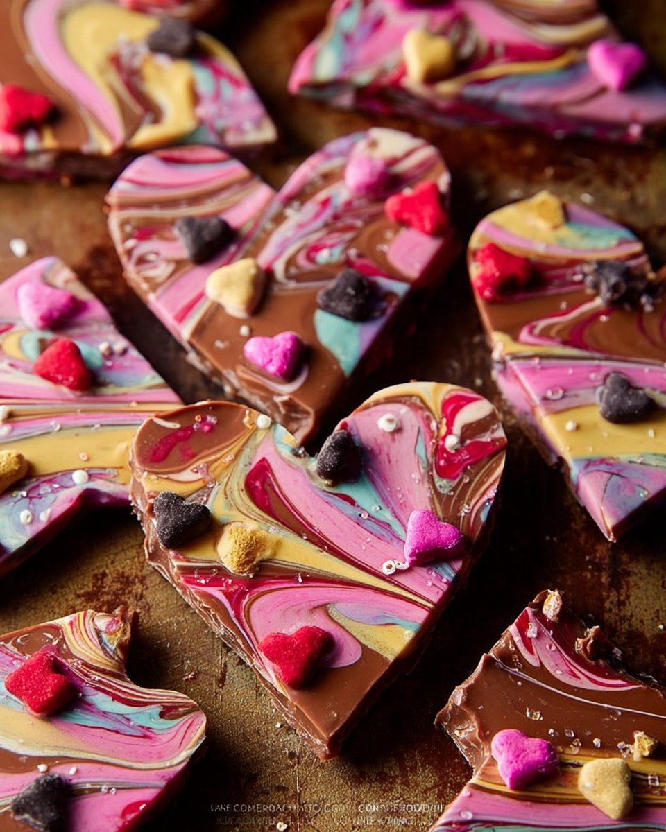 Sweetheart Swirl Valentine's Day Bark