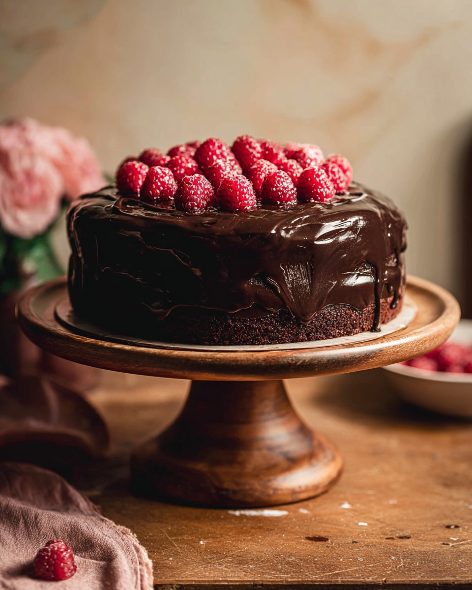 Chocolate Raspberry Cake