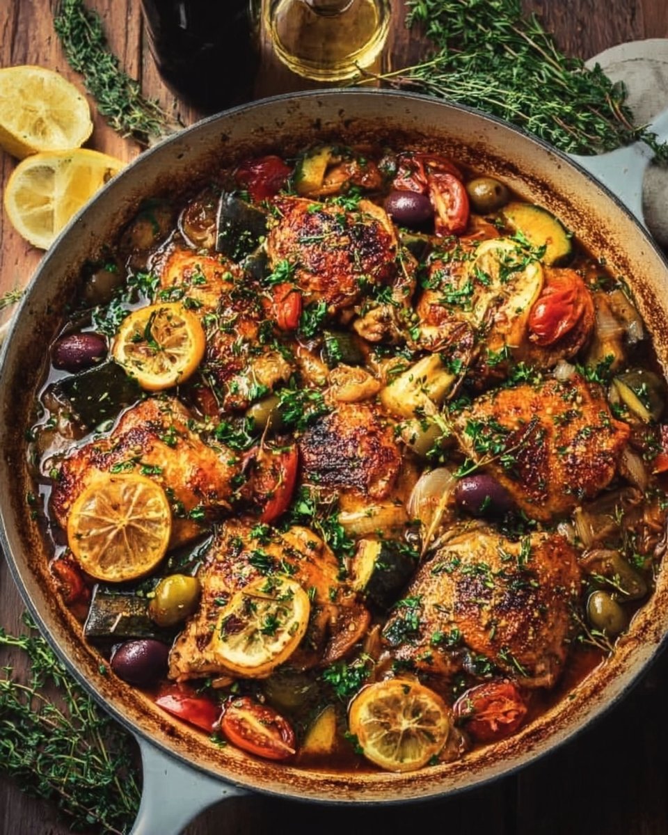 One Pan Mediterranean Chicken