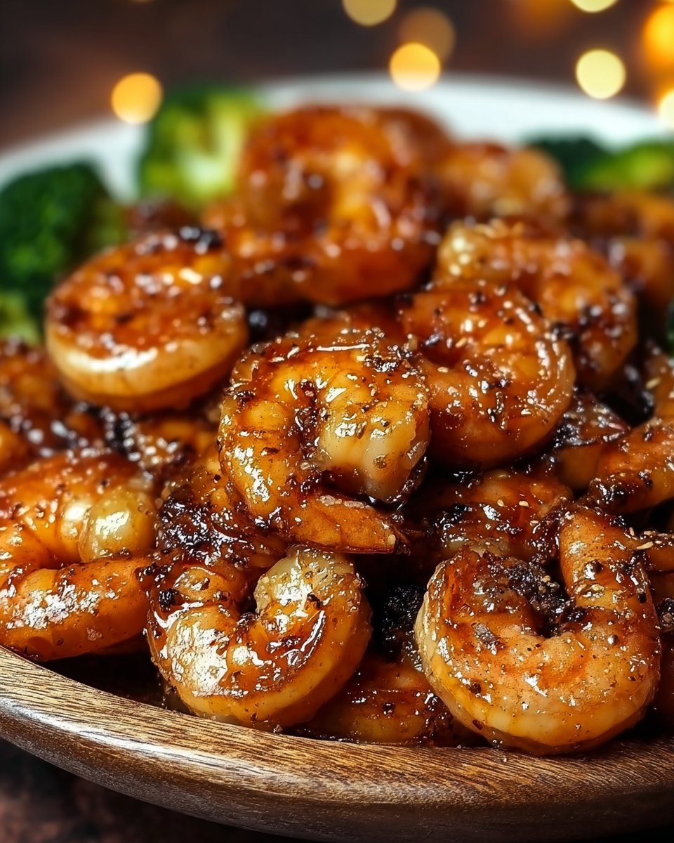 High-Protein Honey Garlic Shrimp