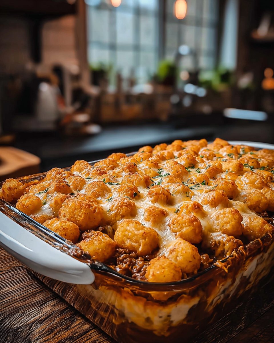 Chili Cheese Tater Tot Casserole: A Family Favorite Dish!