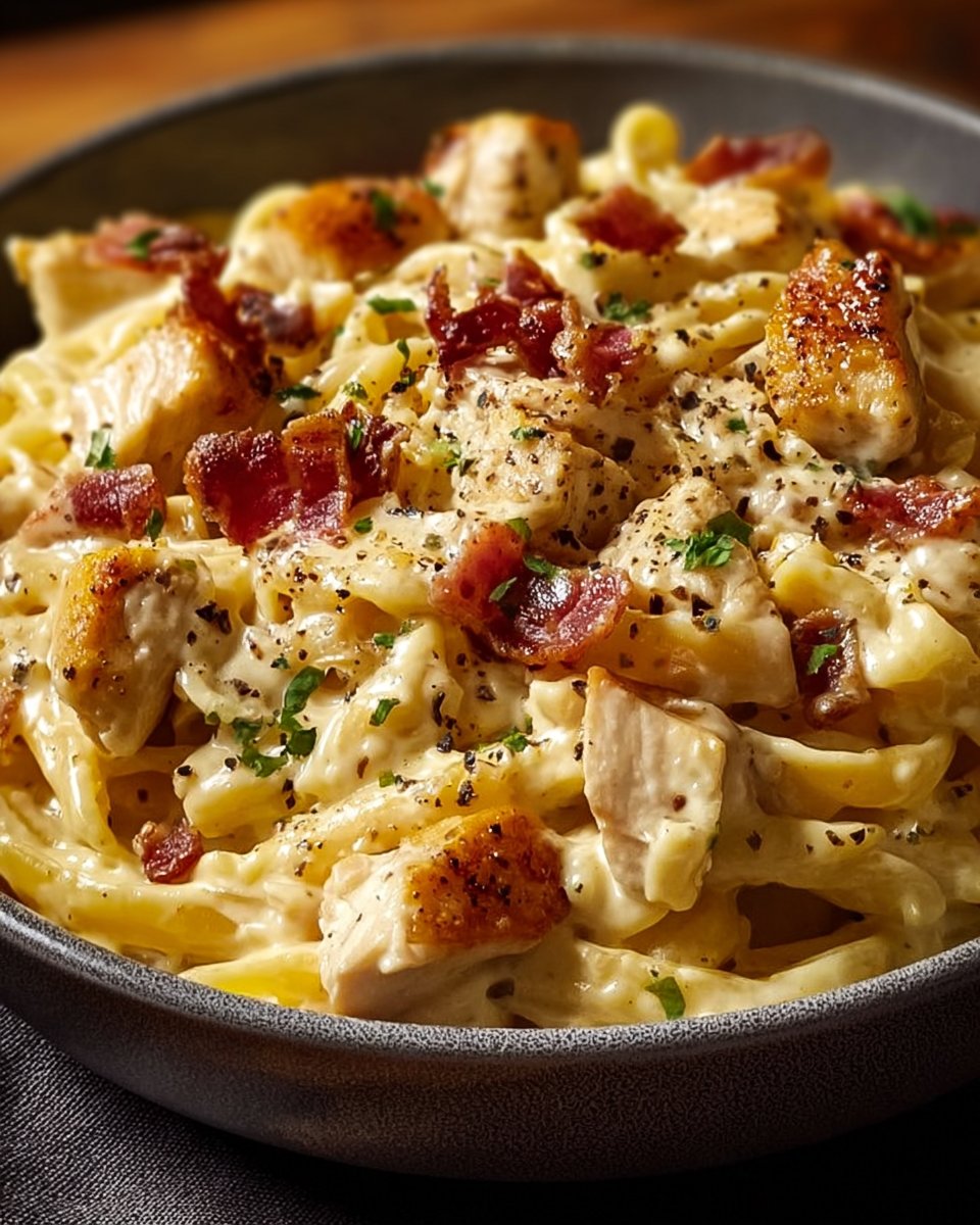 Chicken Bacon Ranch Pasta