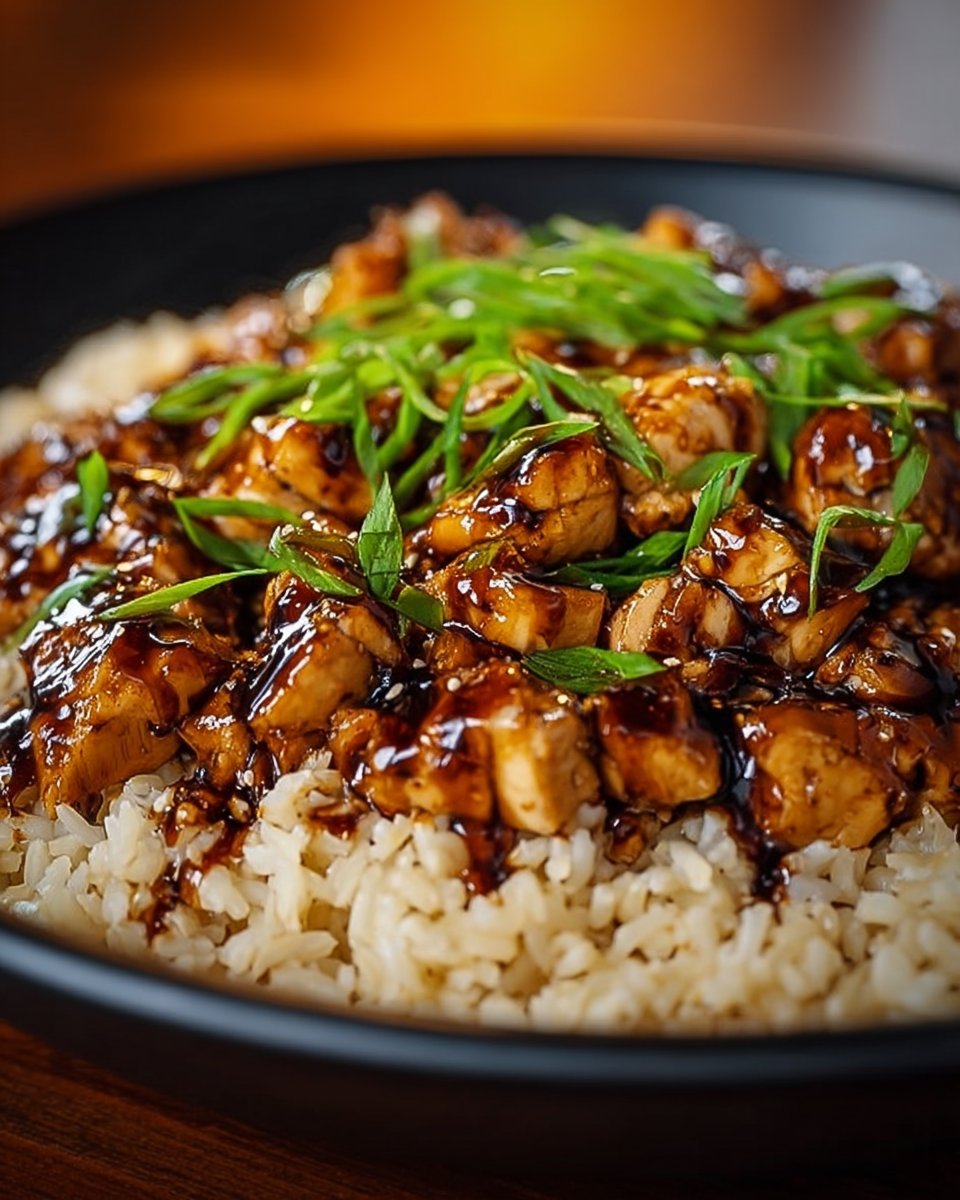 Honey BBQ Chicken Rice