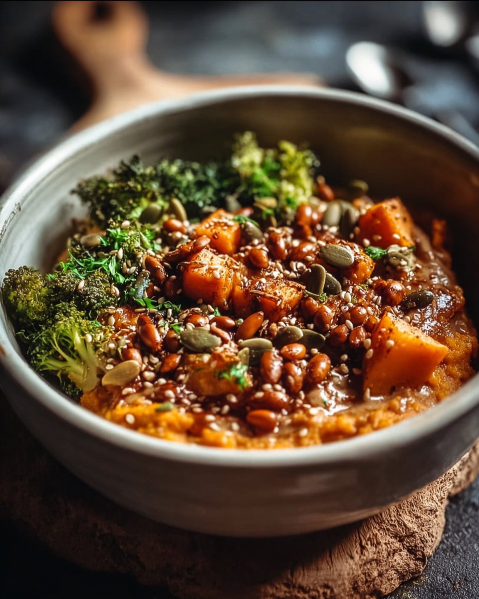 Miso Tahini Sweet Potato Bowl