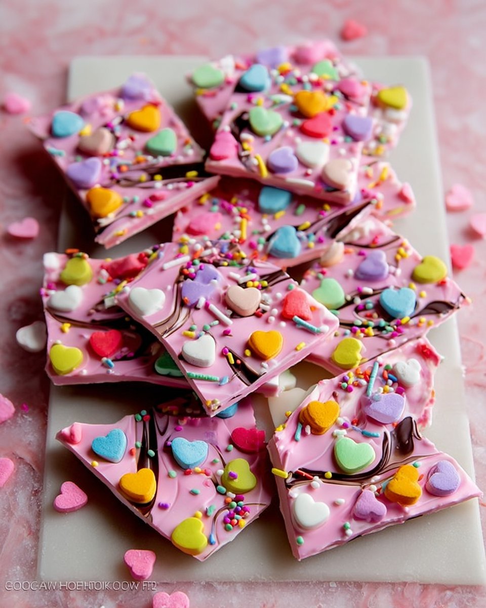 Sweetheart Swirl Valentine's Day Bark