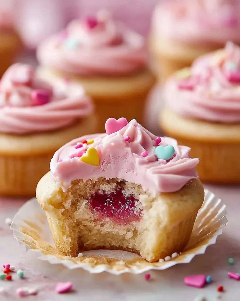 Elegant strawberry sugar cookie cups arranged on a plate