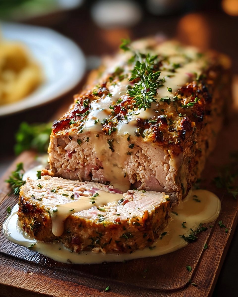 Chicken Cordon Bleu Meatloaf