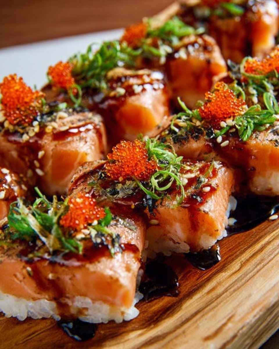 Spicy Salmon Sushi Bake Recipe