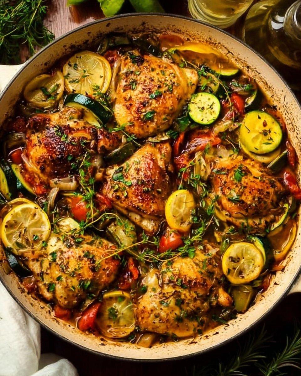 One Pan Mediterranean Chicken