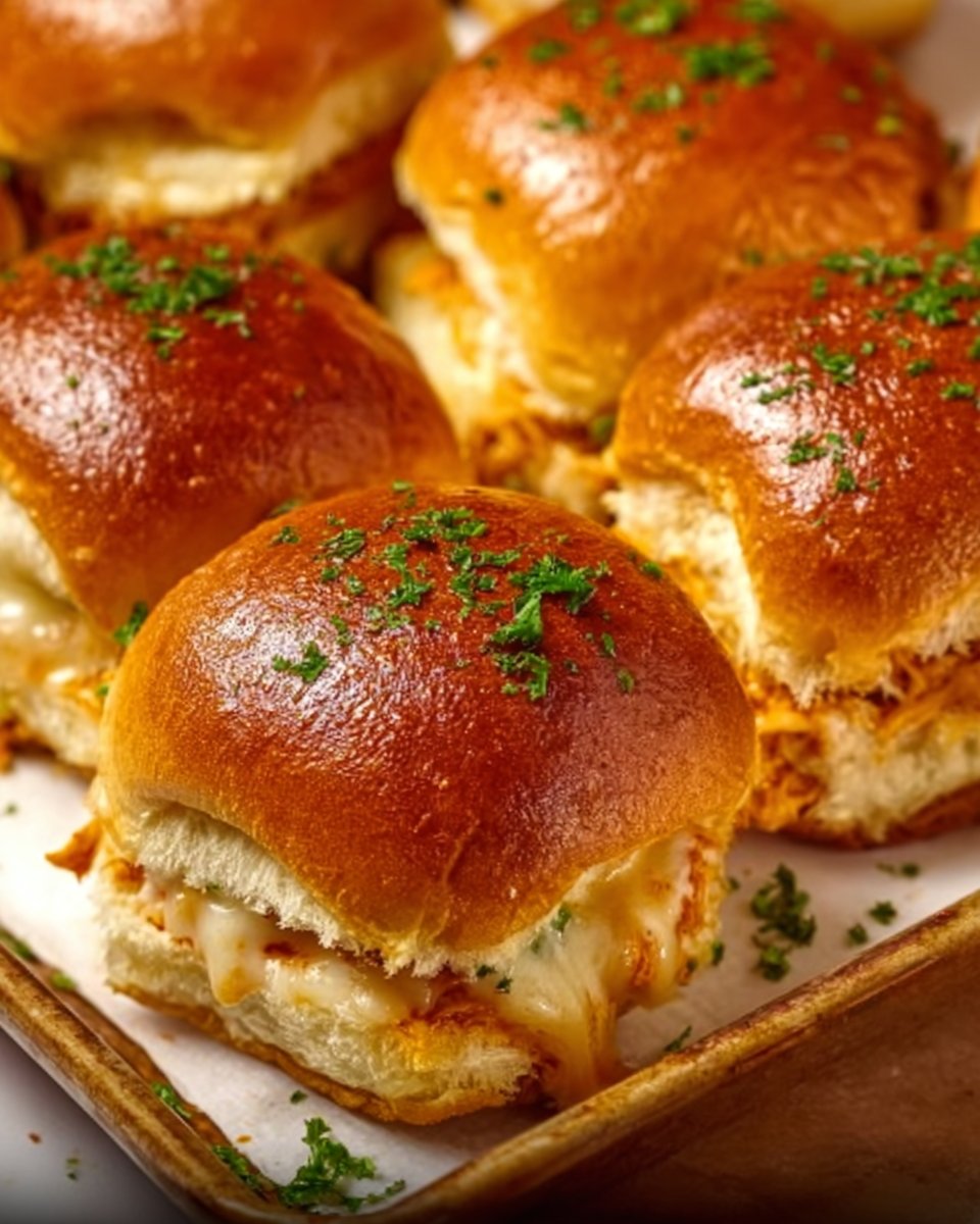 Spicy Buffalo Chicken Sliders