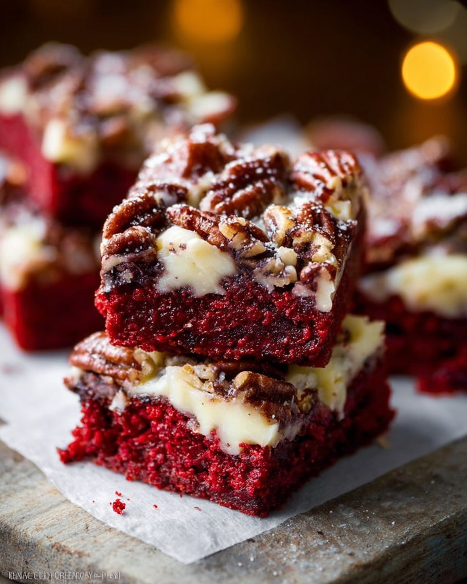 Red Velvet Layer Bars