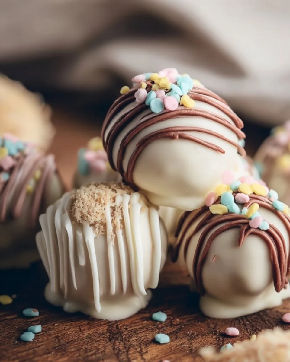 Banana Pudding Easter Truffles