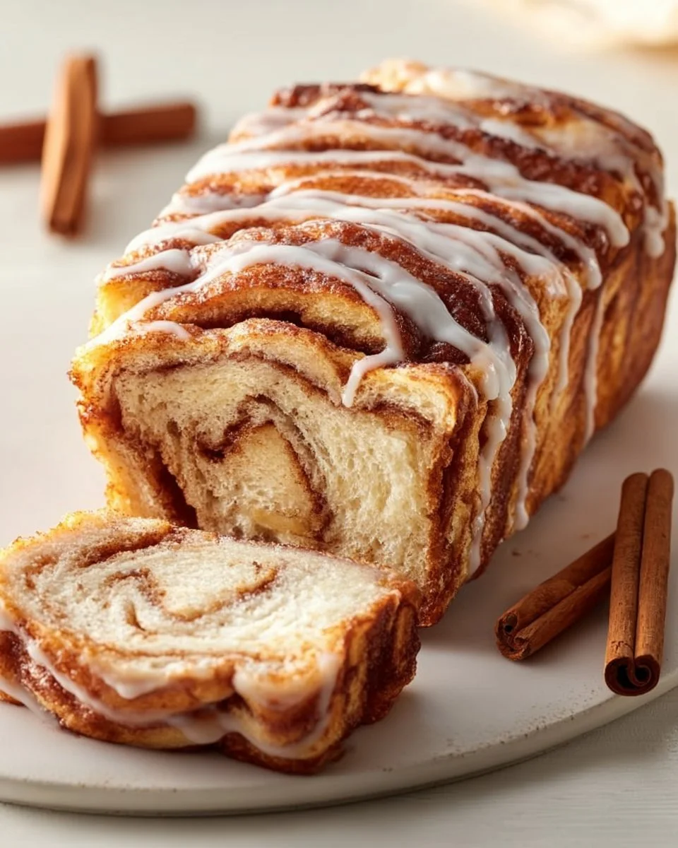 Cinnamon Roll Cottage Cheese Loaf