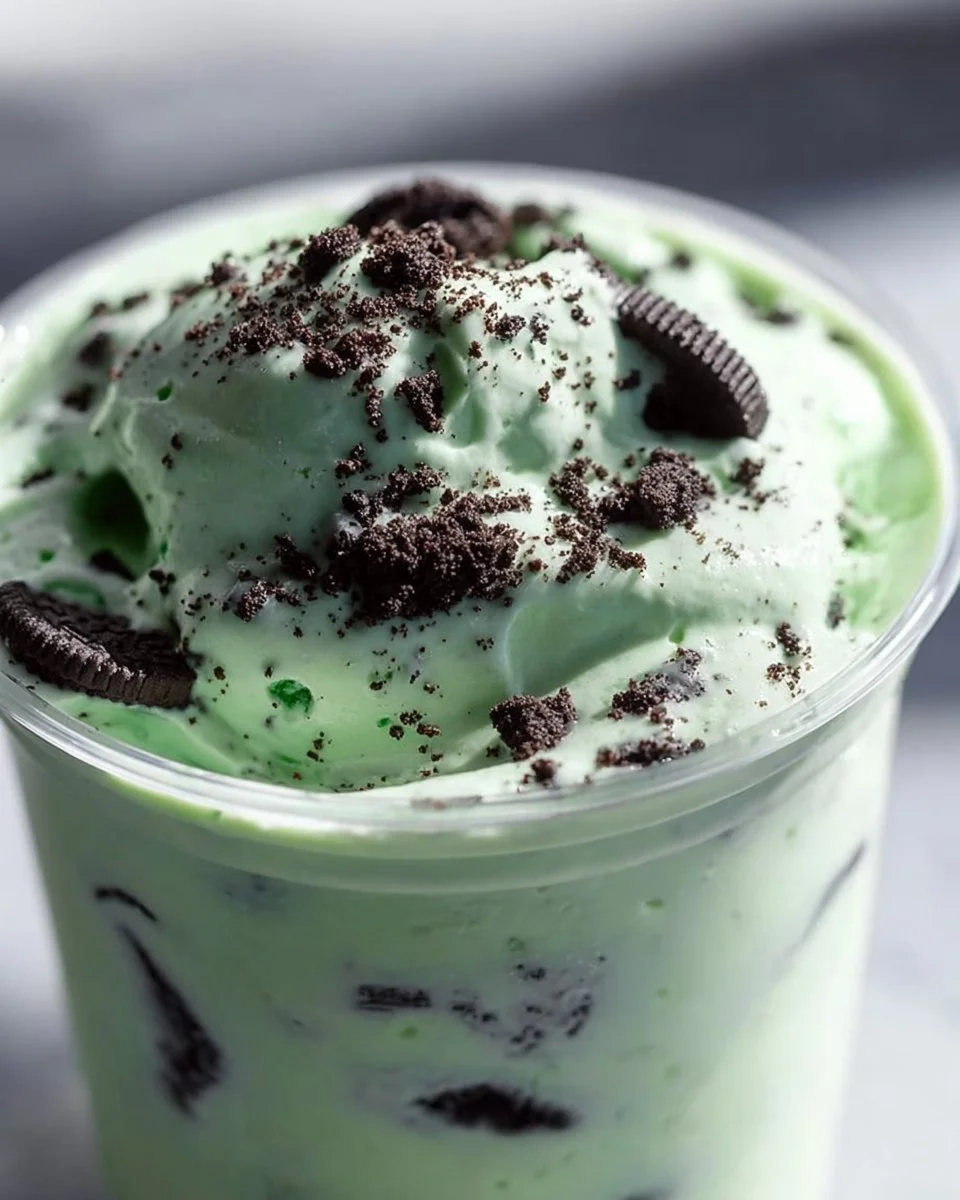 Copycat Oreo Shamrock McFlurry