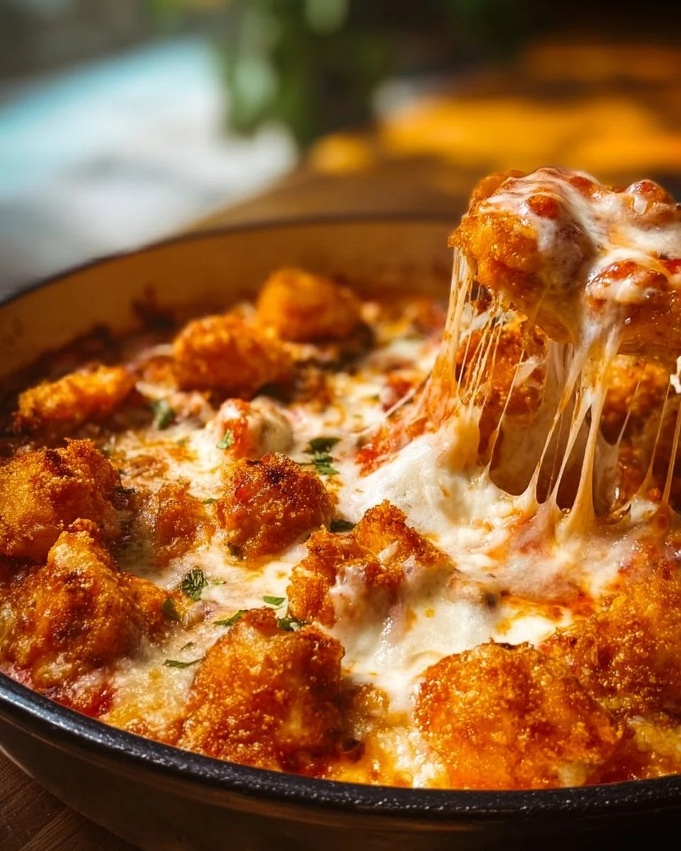 Cottage Cheese Chicken Parm Bowl