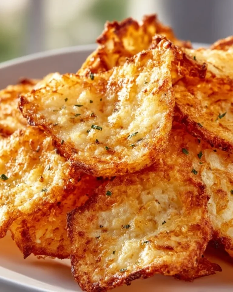 Crispy cottage cheese chips served in a bowl for a healthy snack option