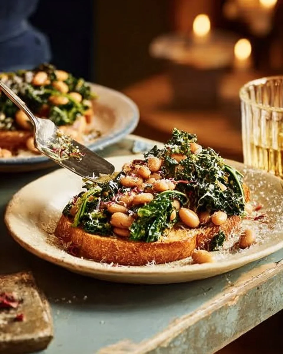 Creamy Kale & Beans On Toast Recipe | Waitrose & Partners
