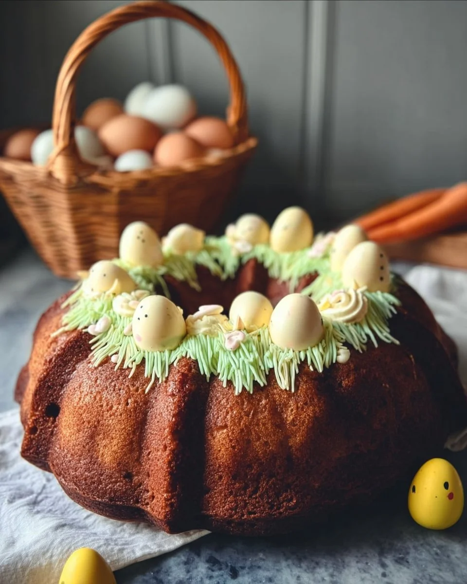 Easter Basket Bundt Cake