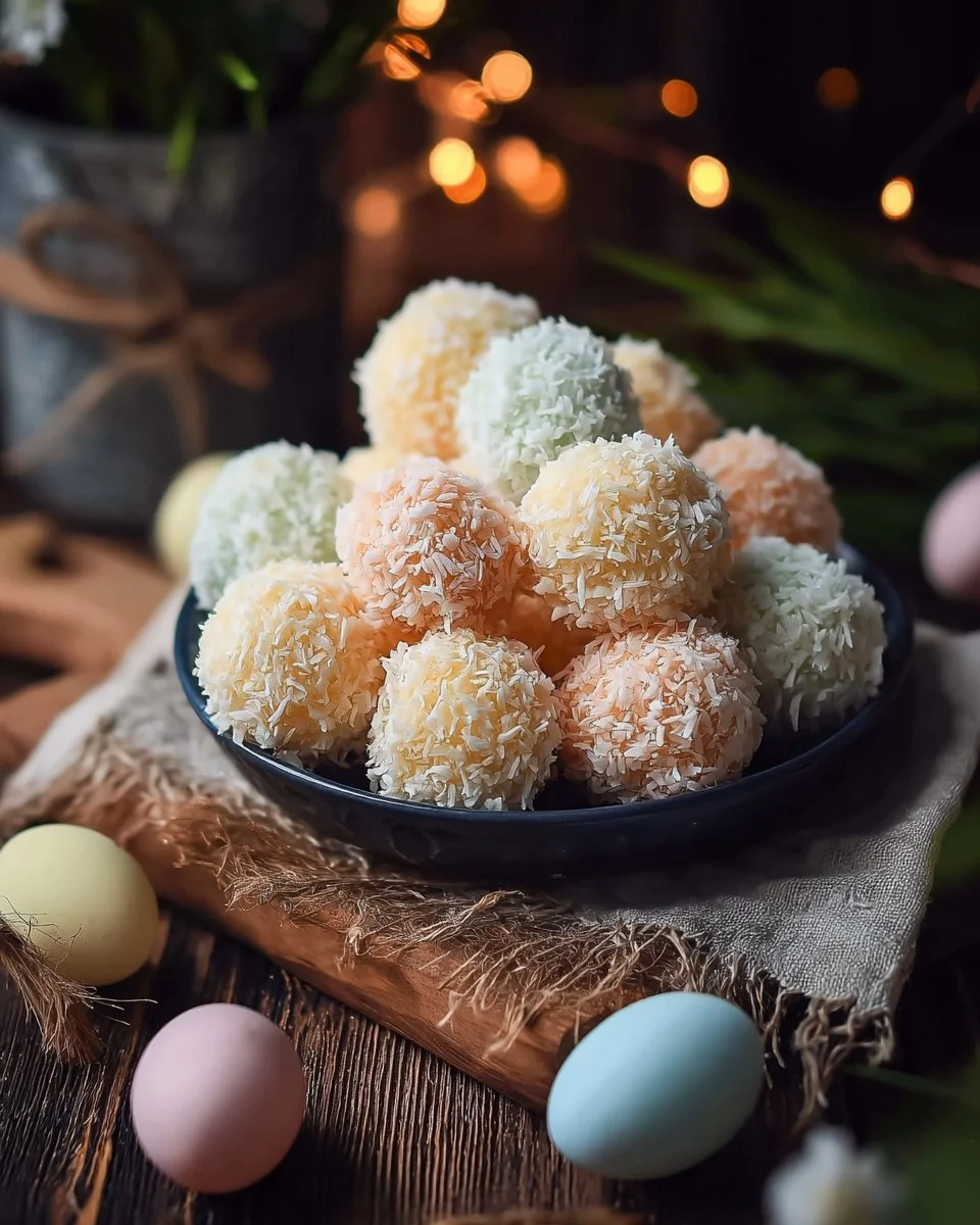 Easter Bunny Coconut Tails – A Sweet No-Bake Treat!