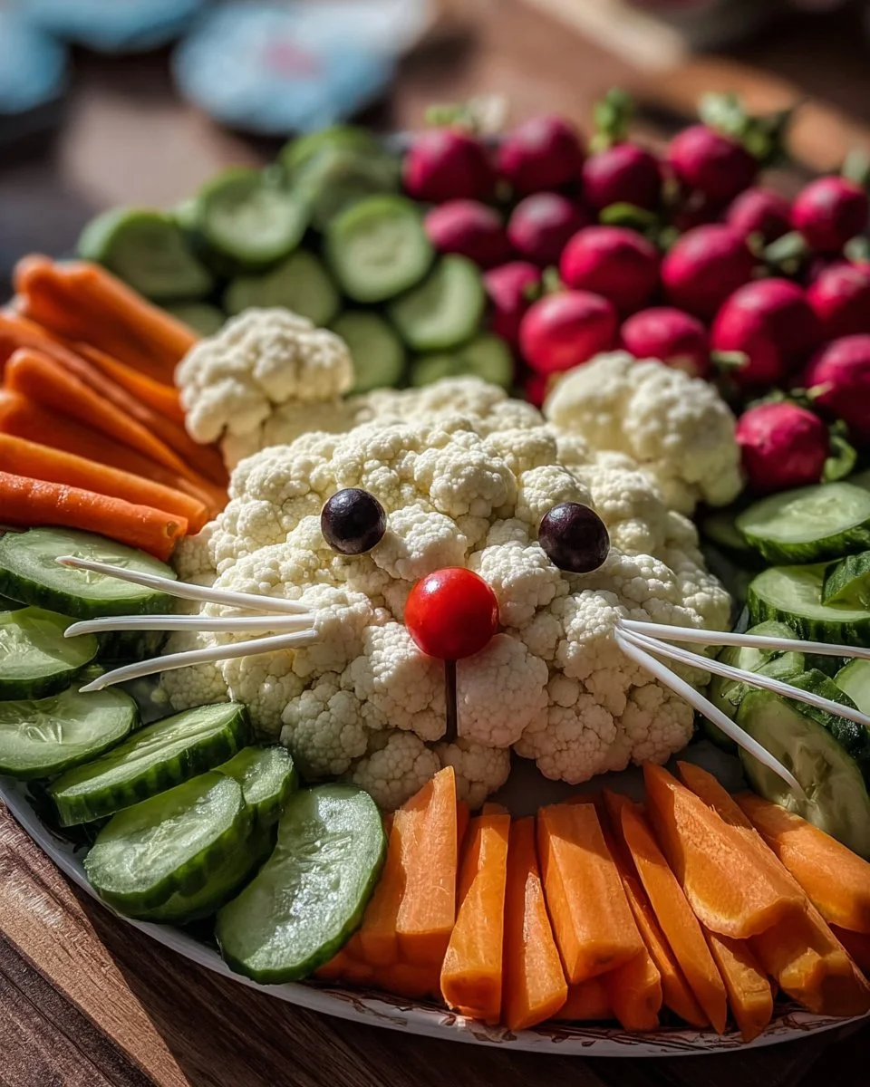 Easter Bunny Veggie Tray Recipe