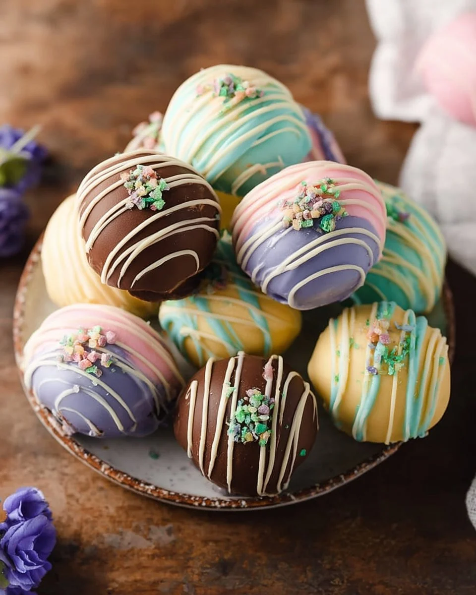 Easter Egg Oreo Cookie Balls