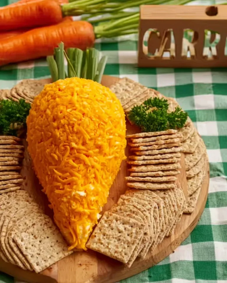 Delicious easy carrot cheese ball for parties and gatherings