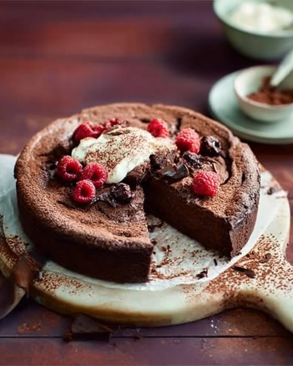 Flourless Chocolate Cloud Cake Recipe | Waitrose & Partners