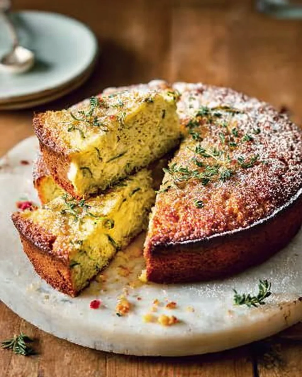 Lemon Thyme & Zucchini Cake Recipe | Waitrose & Partners