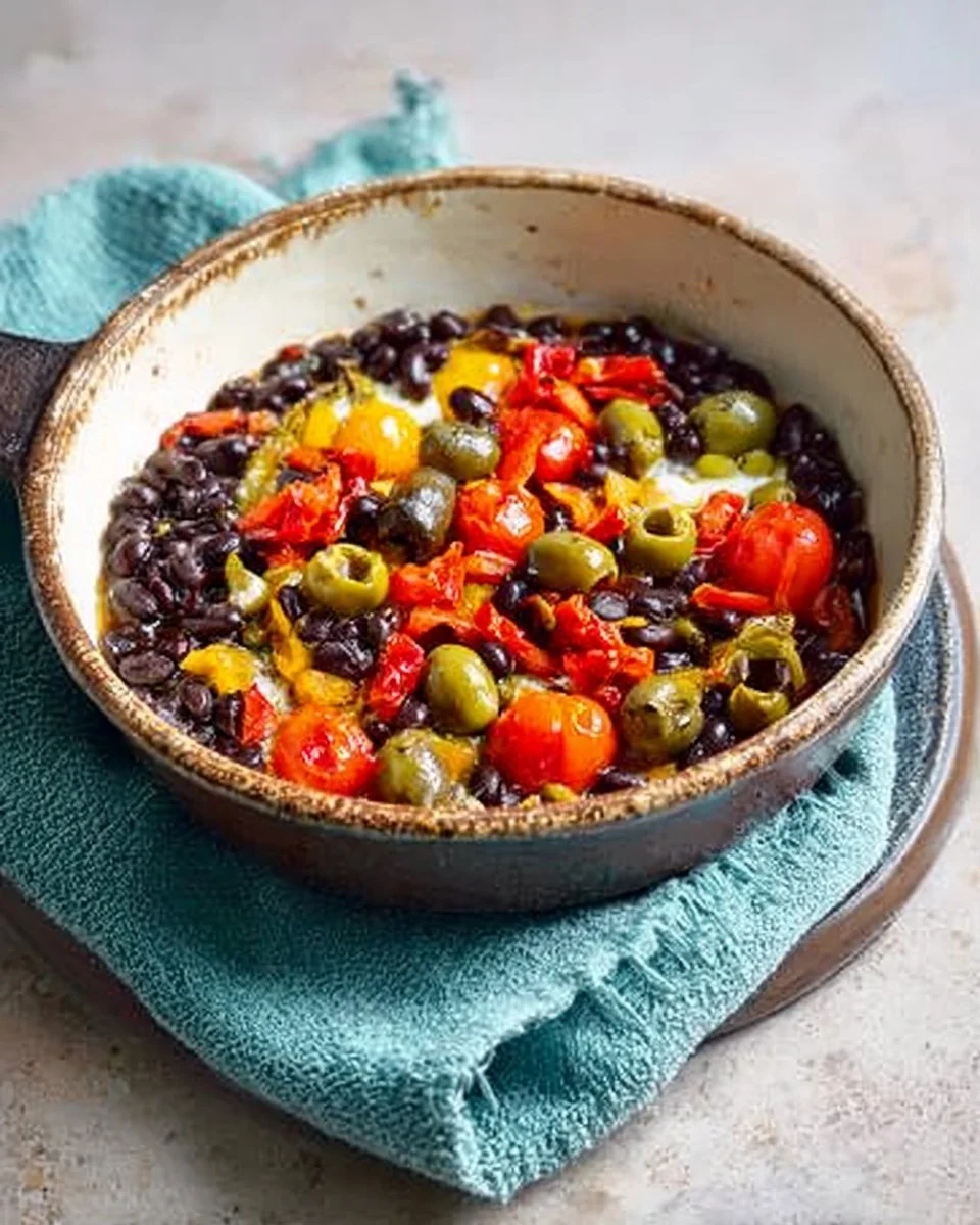 One Pan Black Chickpeas with Baharat & Orange