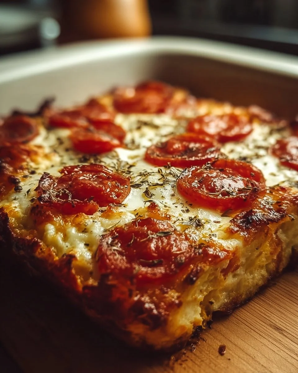 Pizza Style Cottage Cheese Bake